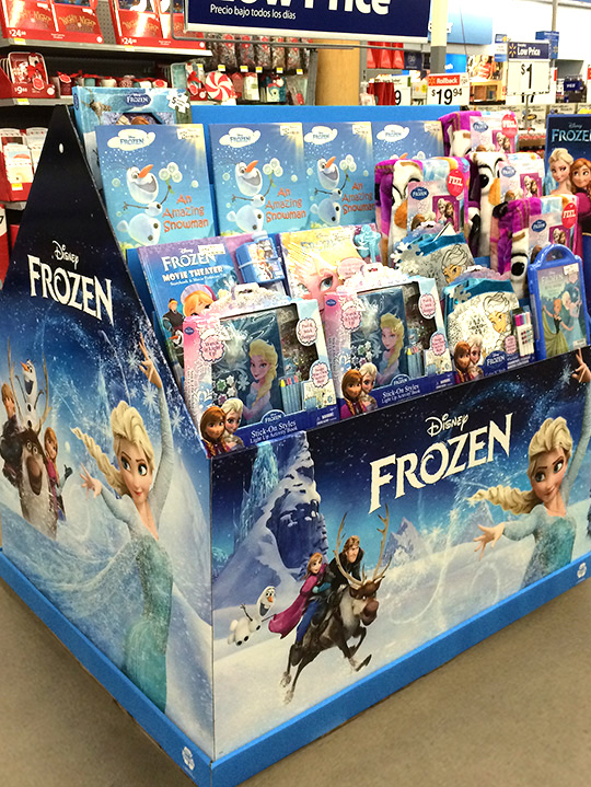 disney frozen pop display